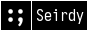 A colon followed by a semicolon. Seirdy.